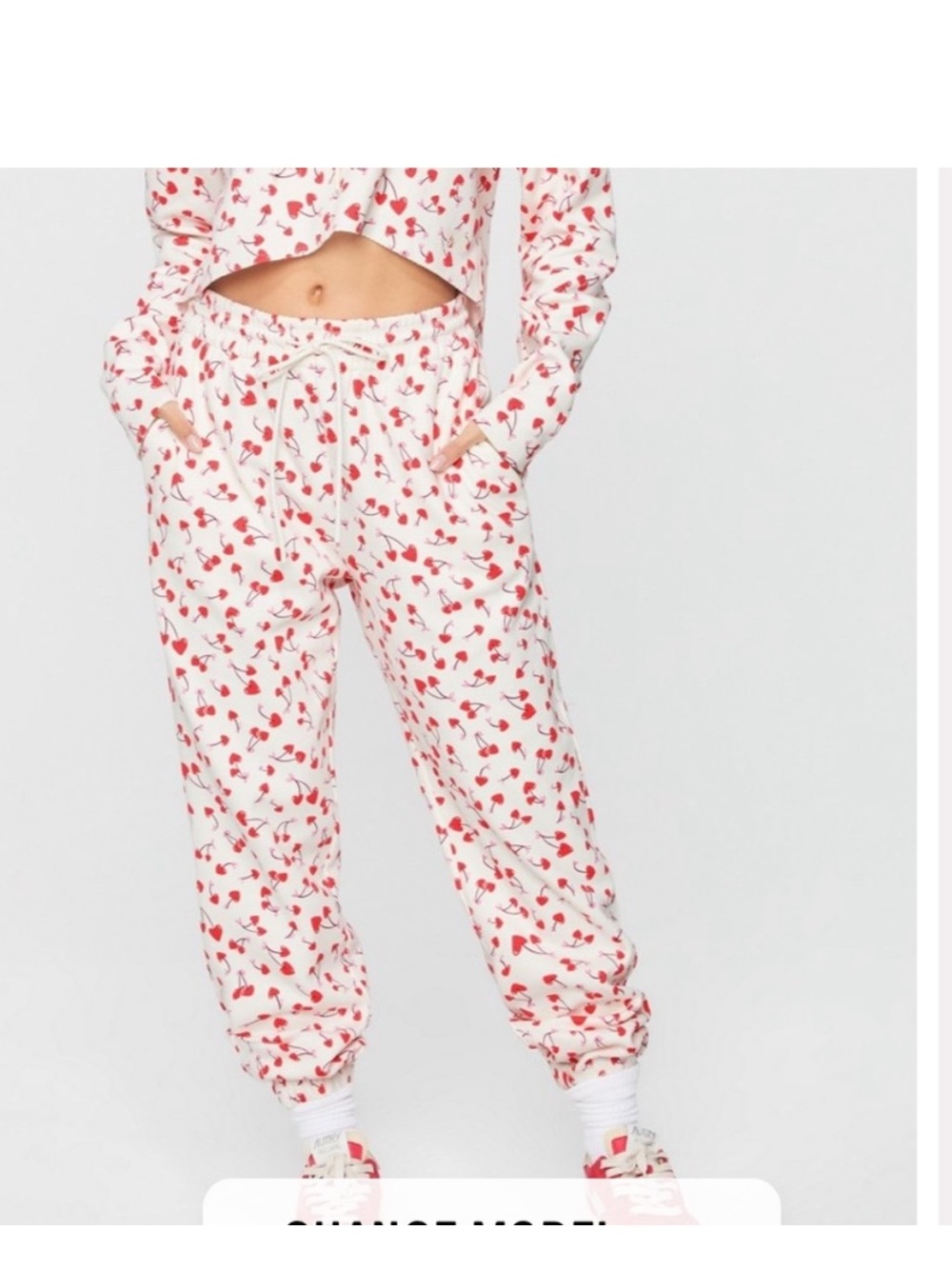 YITTY Cherry Print Sweatpants | Like New 🍒🤍